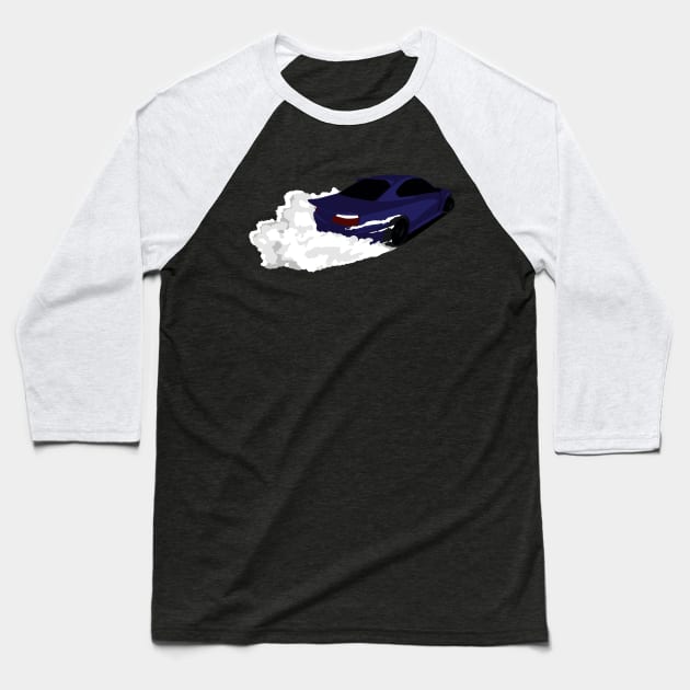 S15 Drift (No Text) Baseball T-Shirt by AutomotiveArt